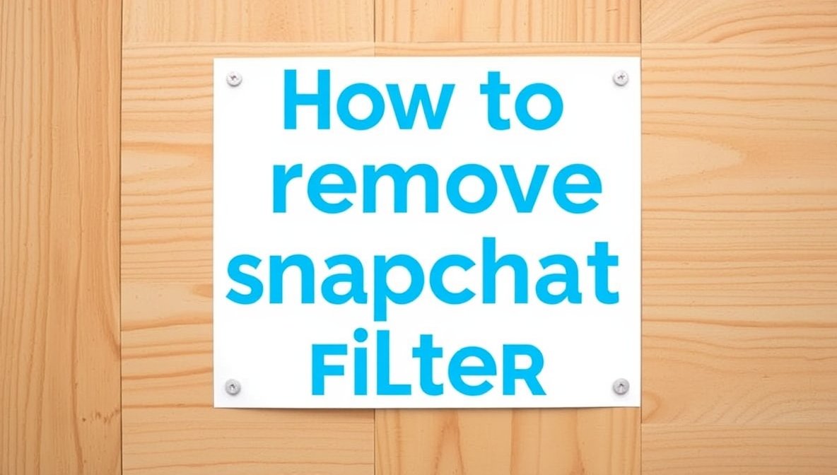 how to remove snapchat filter digitalrgs